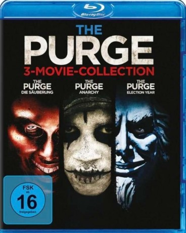  NEUWARE The Purge 3-Movie-Collection Blu Ray Purge 1-3 